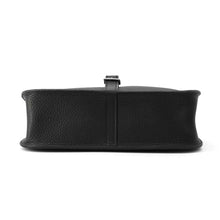 将图像加载到图库查看器中，HERMES Halzan Black Taurillon Clemence Size 25
