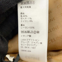 Load image into Gallery viewer, CELINE Collarless Jacket Size 34 Beige2V83I576R Wool 83% Mohair 11% Nylon6%
