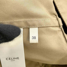 Load image into Gallery viewer, CELINE Technical Cotton Cropped Parka Jacket Size 38 Beige 2W615004N Polyester65% Cotton35%
