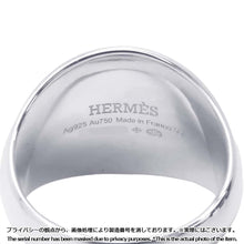 Load image into Gallery viewer, HERMES Exlibris Chevalier Ring Size 55/#15 SV925 K18PG
