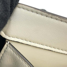 将图像加载到图库查看器中，FENDI Peekaboo Icy You White 8BN335 Leather Size Petit
