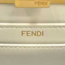 将图像加载到图库查看器中，FENDI Peekaboo Icy You White 8BN335 Leather Size Petit
