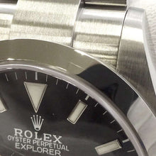 将图像加载到图库查看器中，ROLEX ExplorerI W40mm Stainless Steel Black Dial 224270
