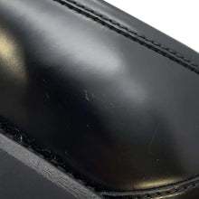 将图像加载到图库查看器中，GUCCI Loafers with Interlocking G Black/White 752093 Leather Size 9.5
