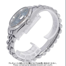 将图像加载到图库查看器中，ROLEX Datejust W36mm Stainless Steel K18WG Blue / Roman Dial116234
