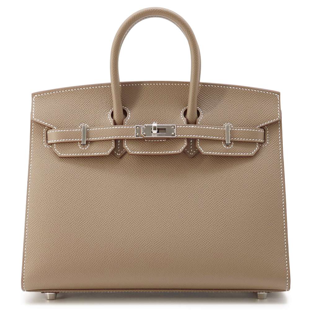 HERMES Birkin Sellier Etoupe Epsom Size 25