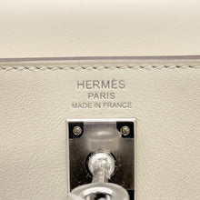 将图像加载到图库查看器中，HERMES Kelly Retourne IN AND OUT Nata Swift Leather Size 25
