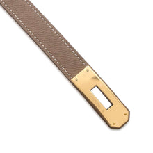 Load image into Gallery viewer, HERMES Kelly Belt Etoupe Epsom
