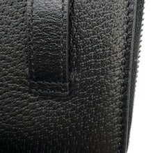 将图像加载到图库查看器中，GUCCI Belt Wallet Black 699304 Leather
