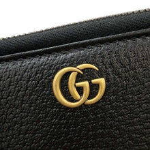 将图像加载到图库查看器中，GUCCI Belt Wallet Black 699304 Leather
