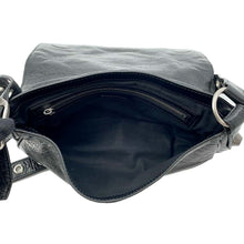 Load image into Gallery viewer, BALENCIAGA Le Cagoule Flap Bag Shoulder Bag Black 719082 Arena Lambskin Size XS
