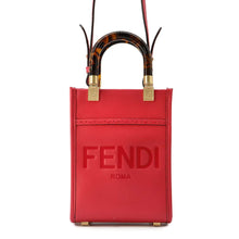 Load image into Gallery viewer, FENDI Sunshine shopper Pink 8BS051 Calf Leather Size Mini
