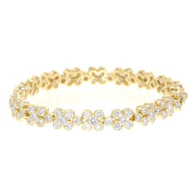 Load image into Gallery viewer, Van Cleef &amp; Arpels Vintage Diamond Bracelet 18K Yellow Gold
