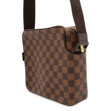 将图像加载到图库查看器中，LOUIS VUITTON Olav Brown N41442 Damier Ebene Canvas Size PM
