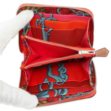 将图像加载到图库查看器中，HERMES Azap compact silk in Orange Poppy Epsom
