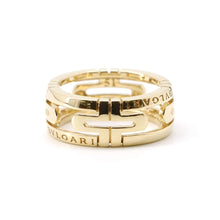 Load image into Gallery viewer, BVLGARI Parentesi Ring Size 51/#11 18K Yellow Gold
