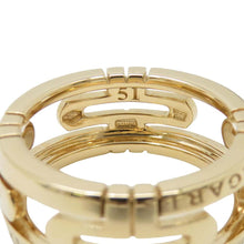 Load image into Gallery viewer, BVLGARI Parentesi Ring Size 51/#11 18K Yellow Gold
