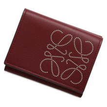 将图像加载到图库查看器中，LOEWE Trifold wallet Bordeaux C500TR2X01 Leather
