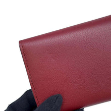 将图像加载到图库查看器中，LOEWE Trifold wallet Bordeaux C500TR2X01 Leather
