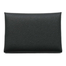 将图像加载到图库查看器中，HERMES Calvi Duo Black Epsom
