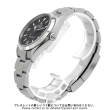 将图像加载到图库查看器中，ROLEX Explorer W36mm Stainless Steel Black Dial124270
