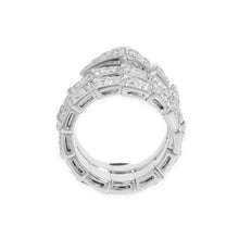 将图像加载到图库查看器中，BVLGARI Serpenti Viper Ring Size M (51～53)/#11～13345226 18K White Gold
