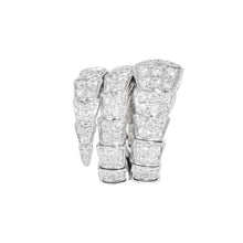 将图像加载到图库查看器中，BVLGARI Serpenti Viper Ring Size M (51～53)/#11～13345226 18K White Gold
