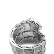 Load image into Gallery viewer, BVLGARI Serpenti Viper Ring Size M (51～53)/#11～13345226 18K White Gold
