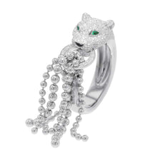 Load image into Gallery viewer, CARTIER PANTHERE de Cartier Ring Size 53/#13N4744153/N4744100 18K White Gold
