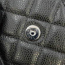 将图像加载到图库查看器中，CHANEL Matelasse Classic Chain Wallet Black AP0250 Caviar Leather
