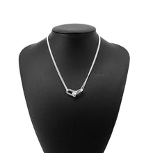 Load image into Gallery viewer, TIFFANY&amp;Co. Hardware Double Link Necklace63104337 SV925
