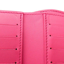 将图像加载到图库查看器中，LOUIS VUITTON Portefeuille Capucine Compact Noir/Hot pink M62157 Taurillon Leather
