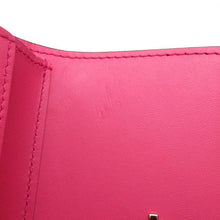 将图像加载到图库查看器中，LOUIS VUITTON Portefeuille Capucine Compact Noir/Hot pink M62157 Taurillon Leather
