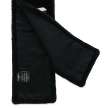 将图像加载到图库查看器中，CHANEL MoutonScarf Black AA7074 Mouton100%
