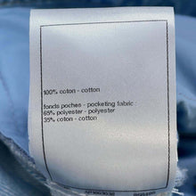 Load image into Gallery viewer, CHANEL Wide denim Size 34 BlueP76361 Cotton100%
