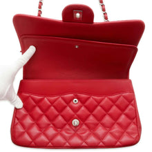 将图像加载到图库查看器中，CHANEL Matelasse W Flap ChainShoulder Bag Red A58600 Lambskin Size 30
