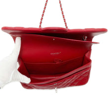 将图像加载到图库查看器中，CHANEL Matelasse W Flap ChainShoulder Bag Red A58600 Lambskin Size 30
