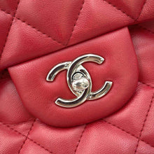 将图像加载到图库查看器中，CHANEL Matelasse W Flap ChainShoulder Bag Red A58600 Lambskin Size 30
