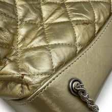 将图像加载到图库查看器中，CHANEL Gabrielle de CHANEL Backpack Gold A94485 Leather Size Small
