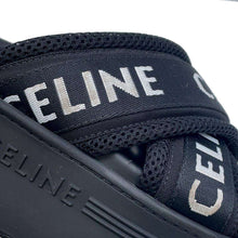 将图像加载到图库查看器中，CELINE Block Slide Sandals Black 354412276C.38AB Canvas Mesh Size 38
