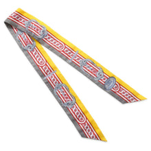 将图像加载到图库查看器中，HERMES Twilly Brid de Cool Gris/Jaune Vif/Rouge Silk100%
