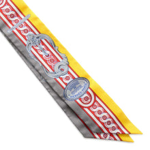 将图像加载到图库查看器中，HERMES Twilly Brid de Cool Gris/Jaune Vif/Rouge Silk100%
