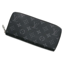 将图像加载到图库查看器中，LOUIS VUITTON Zippy Wallet - Horizontal Noir M11611 Monogram Eclipse
