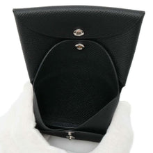 将图像加载到图库查看器中，HERMES Calvi Duo Black Epsom
