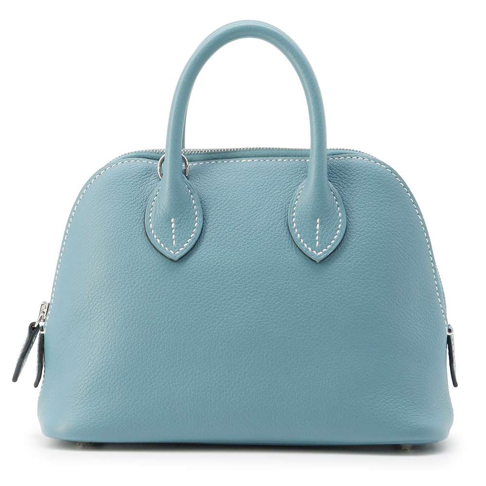 HERMES Bolide 1923 New Blue Jean Evercolor Size Mini