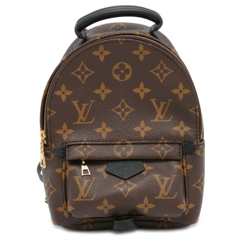 LOUIS VUITTON Palm Springs Backpack Noir M44873 Monogram Size MINI