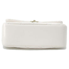 将图像加载到图库查看器中，CHANEL Top Handle Flap 2wayShoulder Bag White AS4544 Shiny Calf Leather
