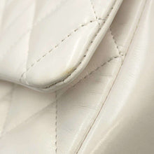 将图像加载到图库查看器中，CHANEL Top Handle Flap 2wayShoulder Bag White AS4544 Shiny Calf Leather
