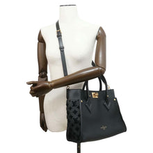 将图像加载到图库查看器中，LOUIS VUITTON On My Side Black M53826 Monogram・Tufftage Calf Leather Size MM
