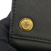 将图像加载到图库查看器中，LOUIS VUITTON On My Side Black M53826 Monogram・Tufftage Calf Leather Size MM
